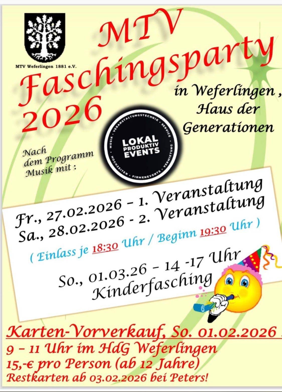 Fasching Weferlingen 2026