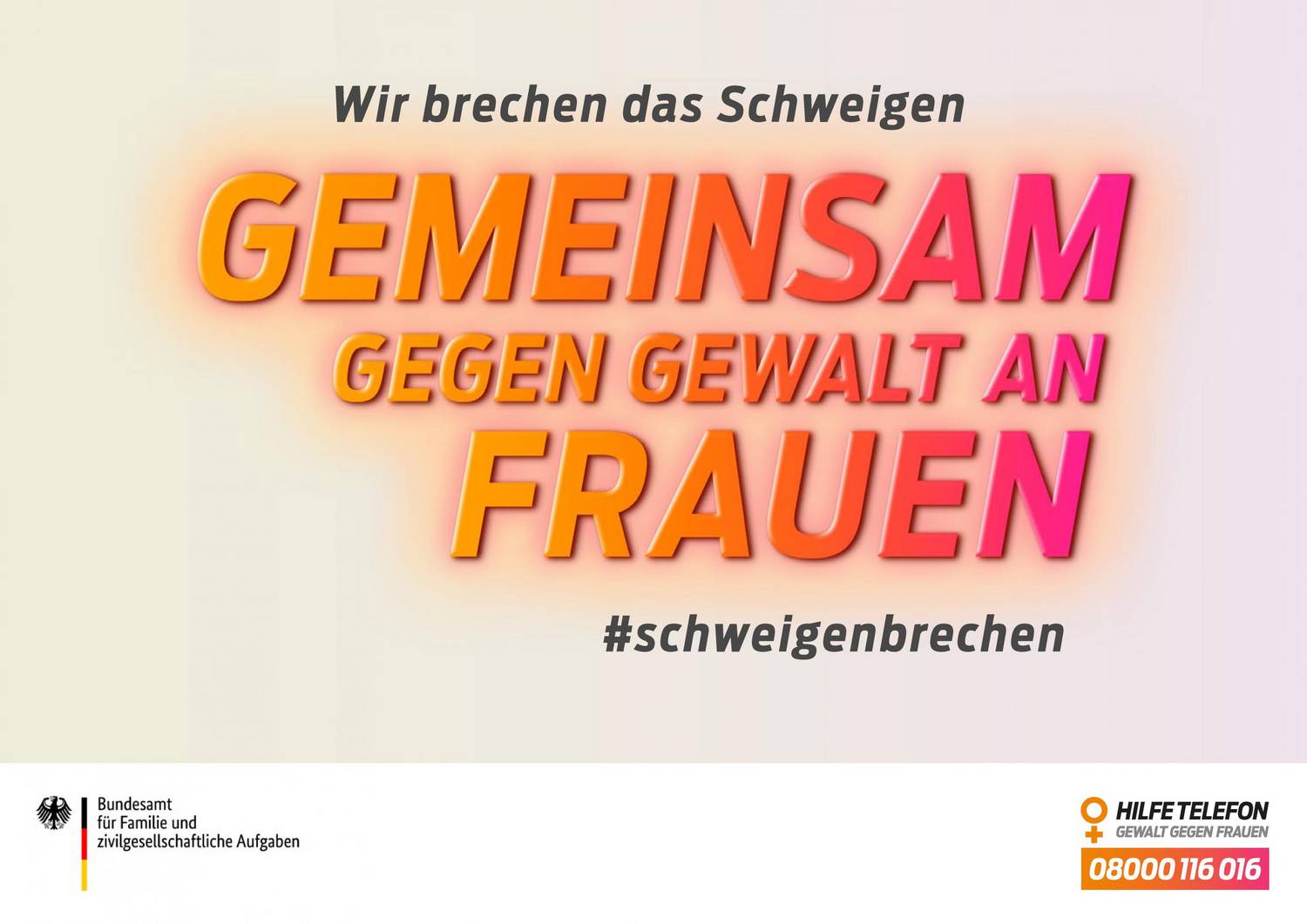 gewalt gegen frauen seite 1 © Bundesamt für Familie und zivilgesellschaftliche Aufgeben