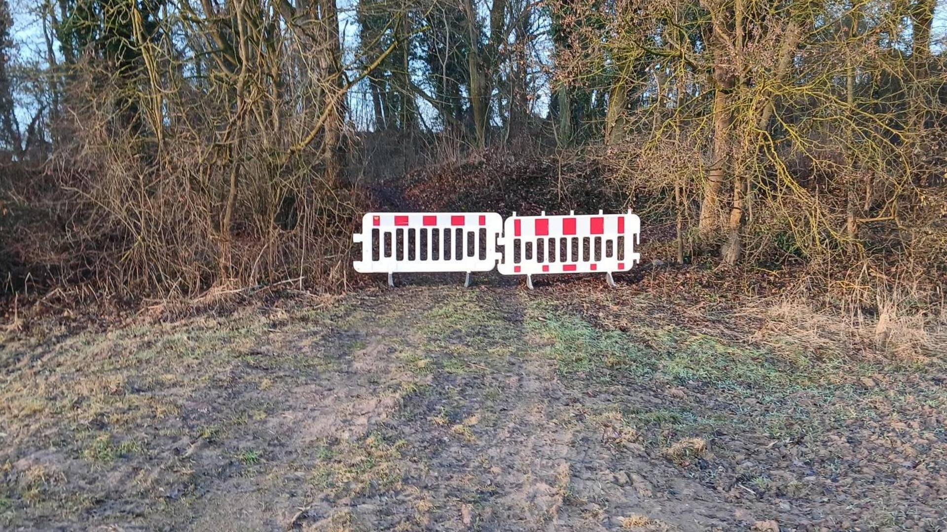 Absperrung Walbeck 2 Absperrung Walbeck 2