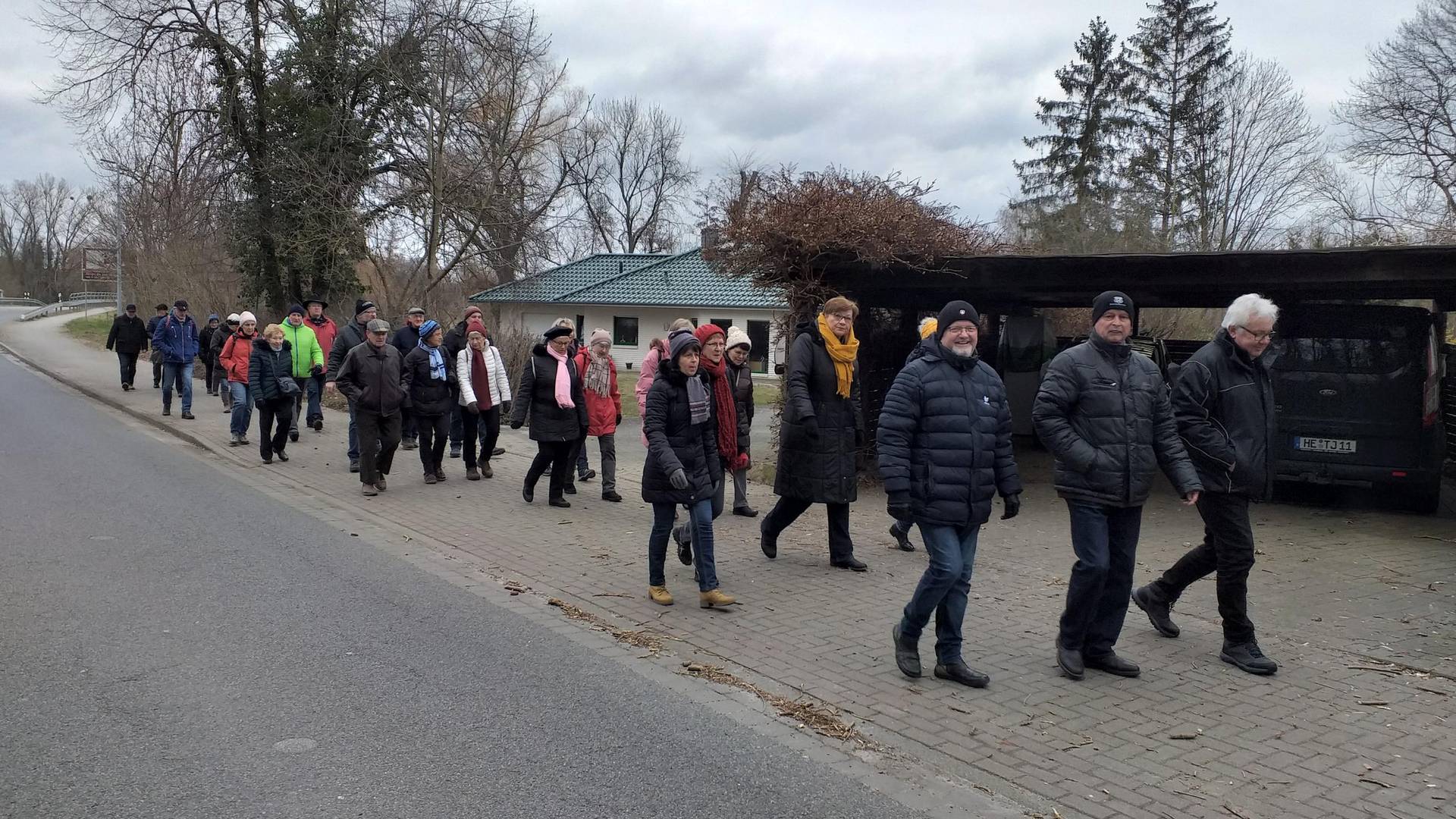 Während der Wanderung © Heimatverein Oebisfelde