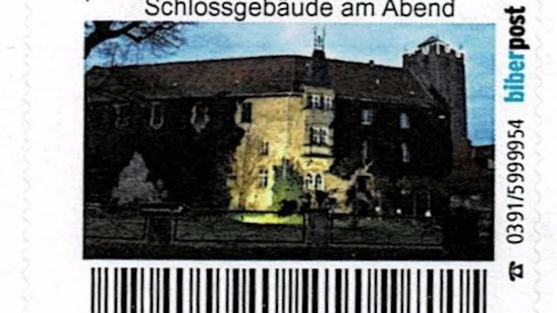 Briefmarkenserie mit unterschiedlichen Burgmotiven herausgegeben © Heimatverein Oebisfelde