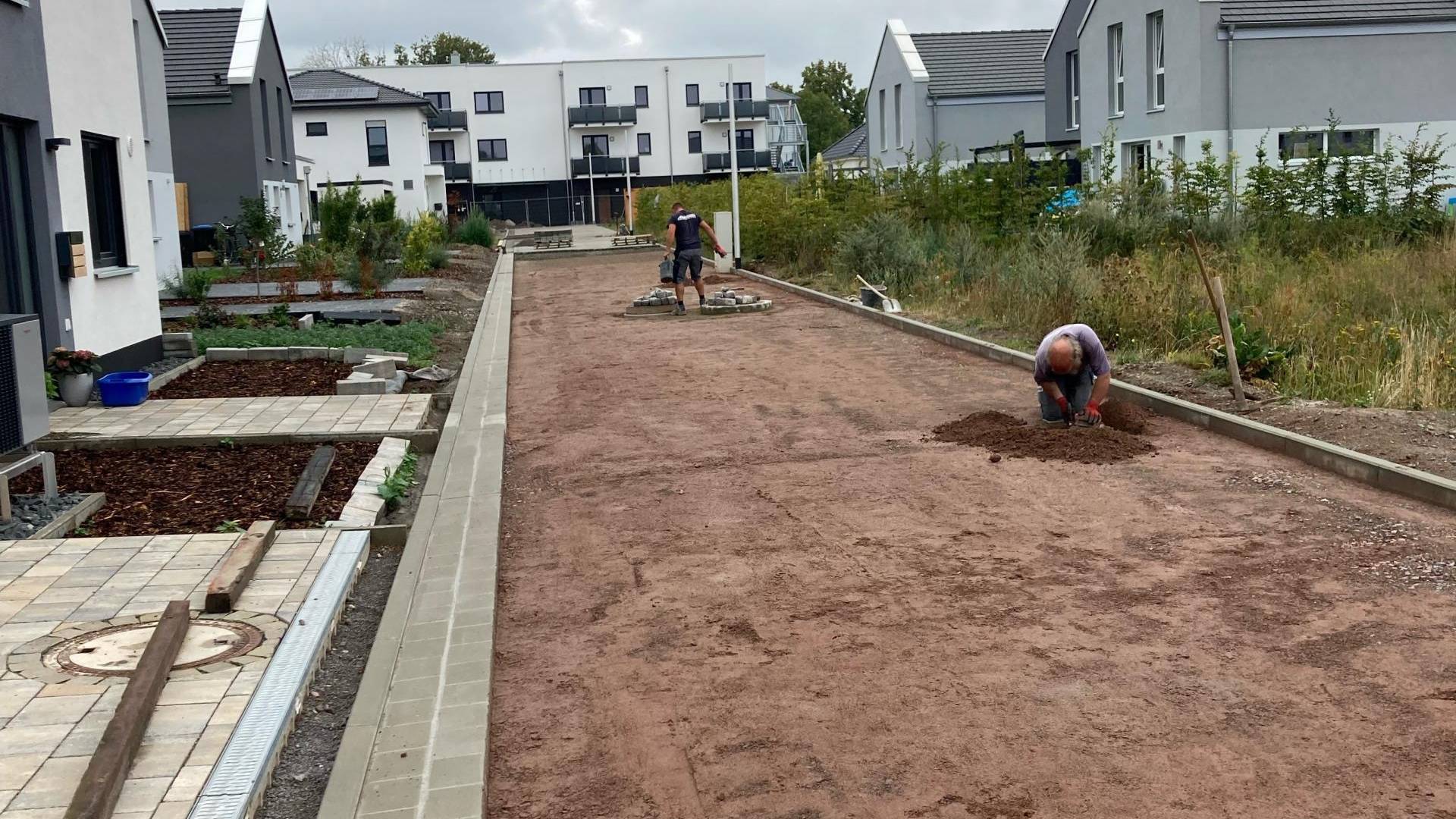 Der Straßenendausbau im Baugebiet Stürholzgarten schreitet zügig voran © Stadt Oebisfelde-Weferlingen