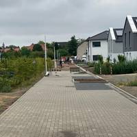Der Straßenendausbau im Baugebiet Stürholzgarten schreitet zügig voran