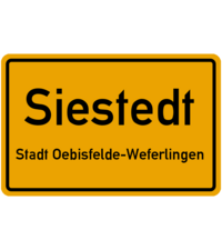 Ortsschild der Ortschaft