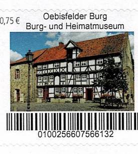 Briefmarkenserie mit unterschiedlichen Burgmotiven herausgegeben
