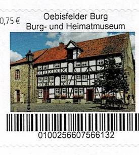 Briefmarkenserie mit unterschiedlichen Burgmotiven herausgegeben